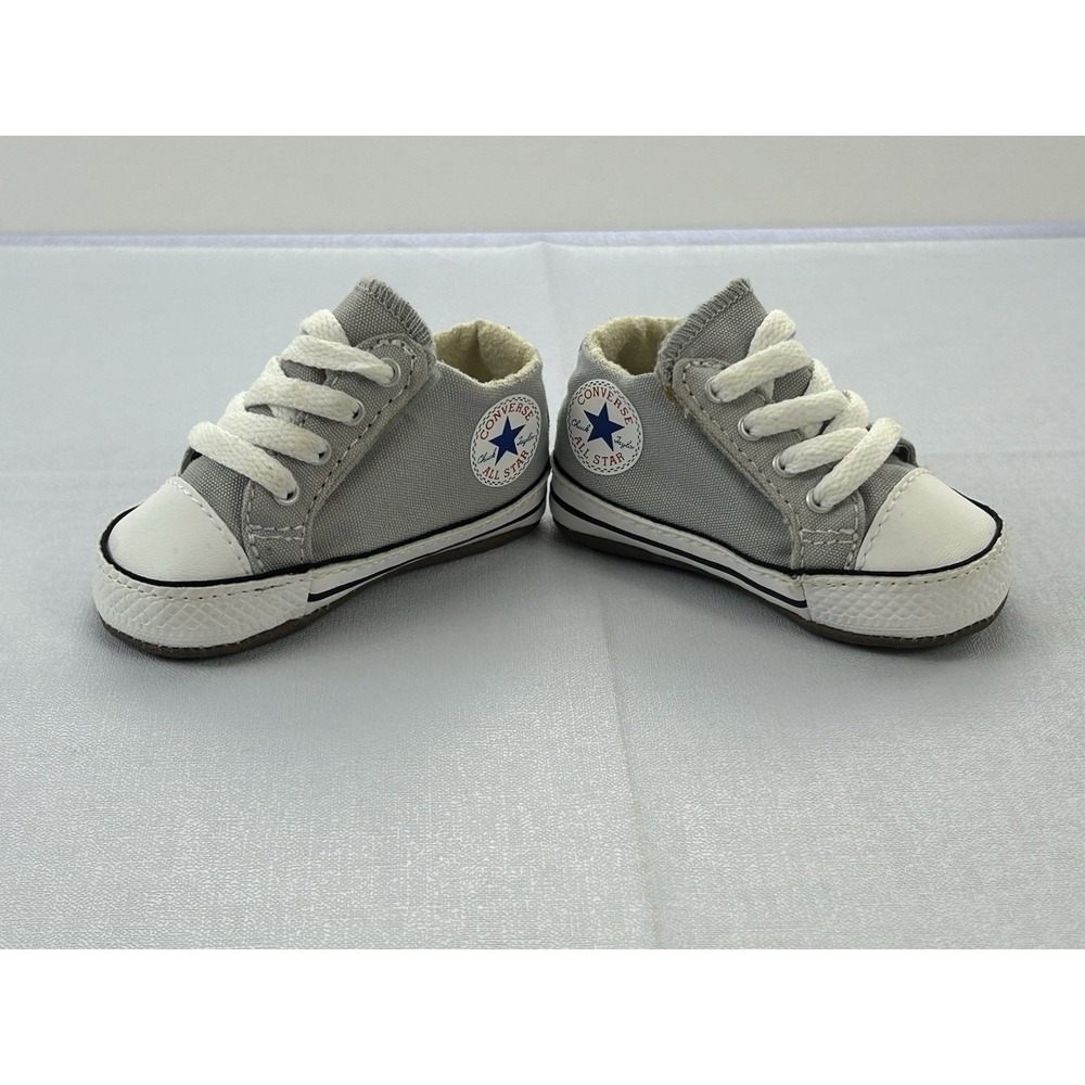 Converse Chuck Taylor All Star Cribster Baby Shoes US 1 Wolf Gray 865159C
